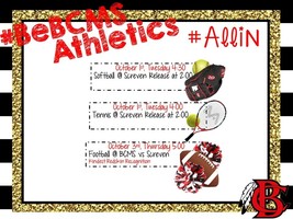 Upcoming Athletic Events