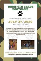 Join us for 6th Grade Bootcamp