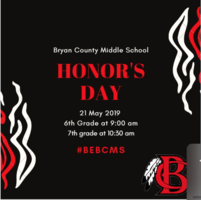 Honor's Day is May 21st!