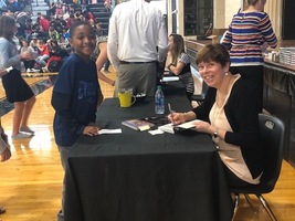 Author Kirby Larson visits RHMS