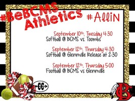 Upcoming Athletic Events