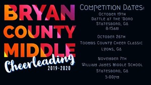 Updated Cheerleading Competition Dates