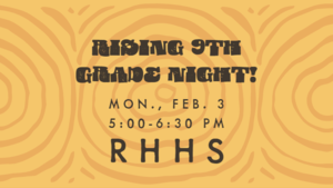 Rising 9th Grade Night - TONIGHT