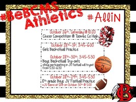 Upcoming Athletic Events