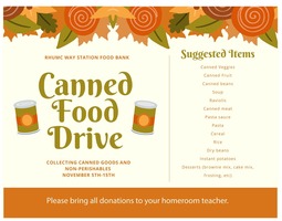 Thanksgiving Food Drive