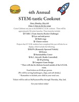 STEM Cookout - May 6th