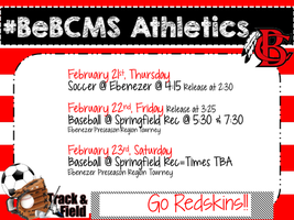 #BeBCMS Athletics