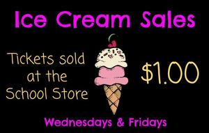 Ice Cream Sales at MES