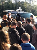Meteorologist Andrew Gorton visits RHMS