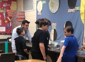 Astronaut Pod visited by Wastewater Treatment Staff
