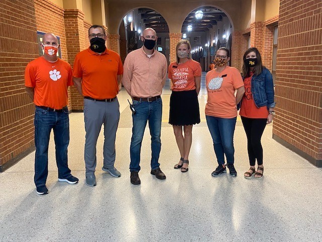 Admins in orange