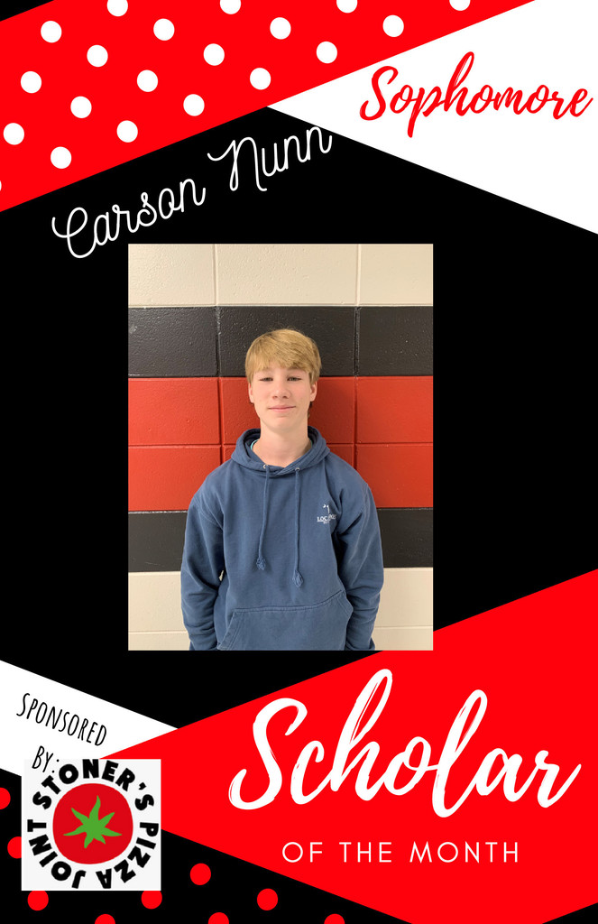 10th Grade Scholar of the Month