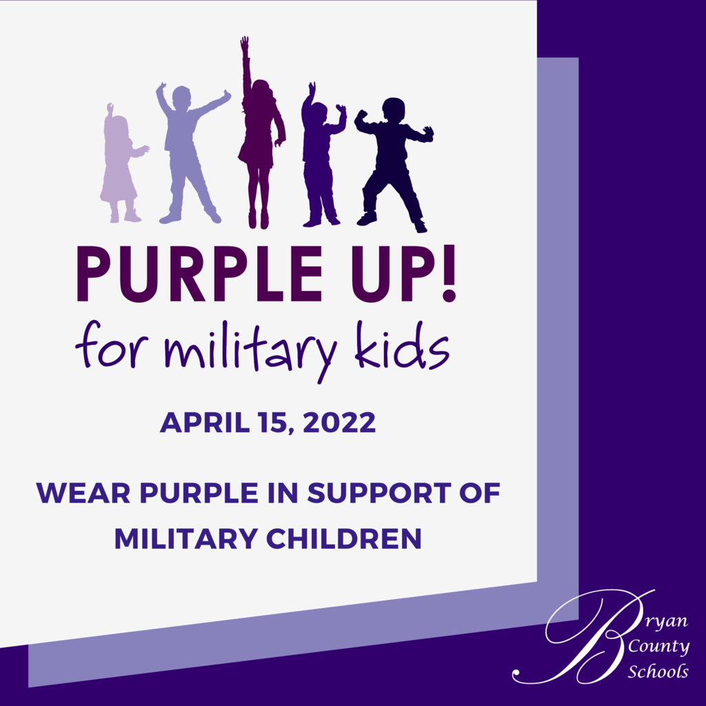 Purple Up for Military Kids!