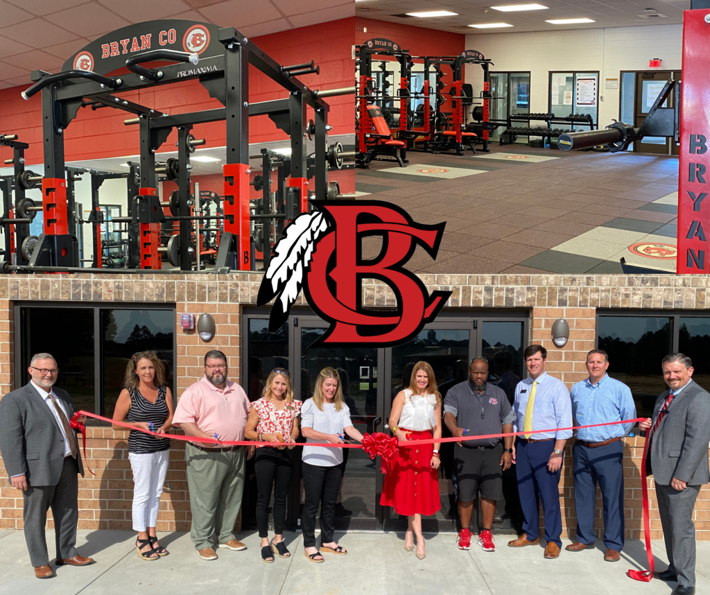 Ribbon Cutting Ceremony BCMHS Weight Room
