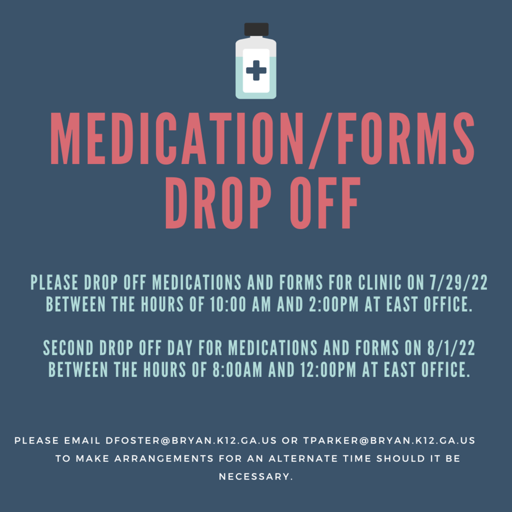 Medication Drop Off Information
