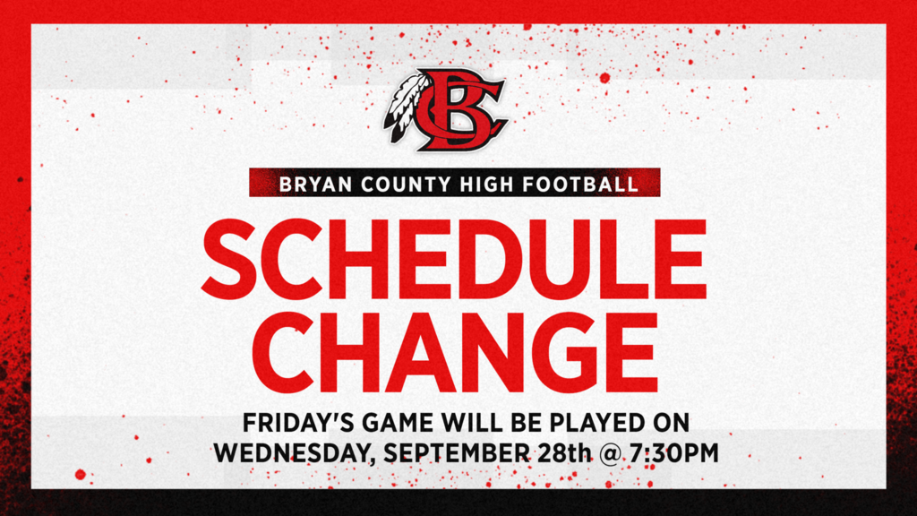 Football schedule change