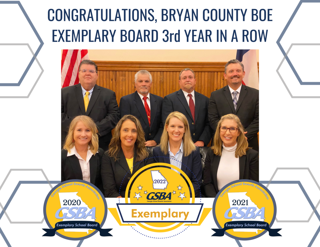 BCS BOE receives Exemplary Board Status for 3rd Year in a row