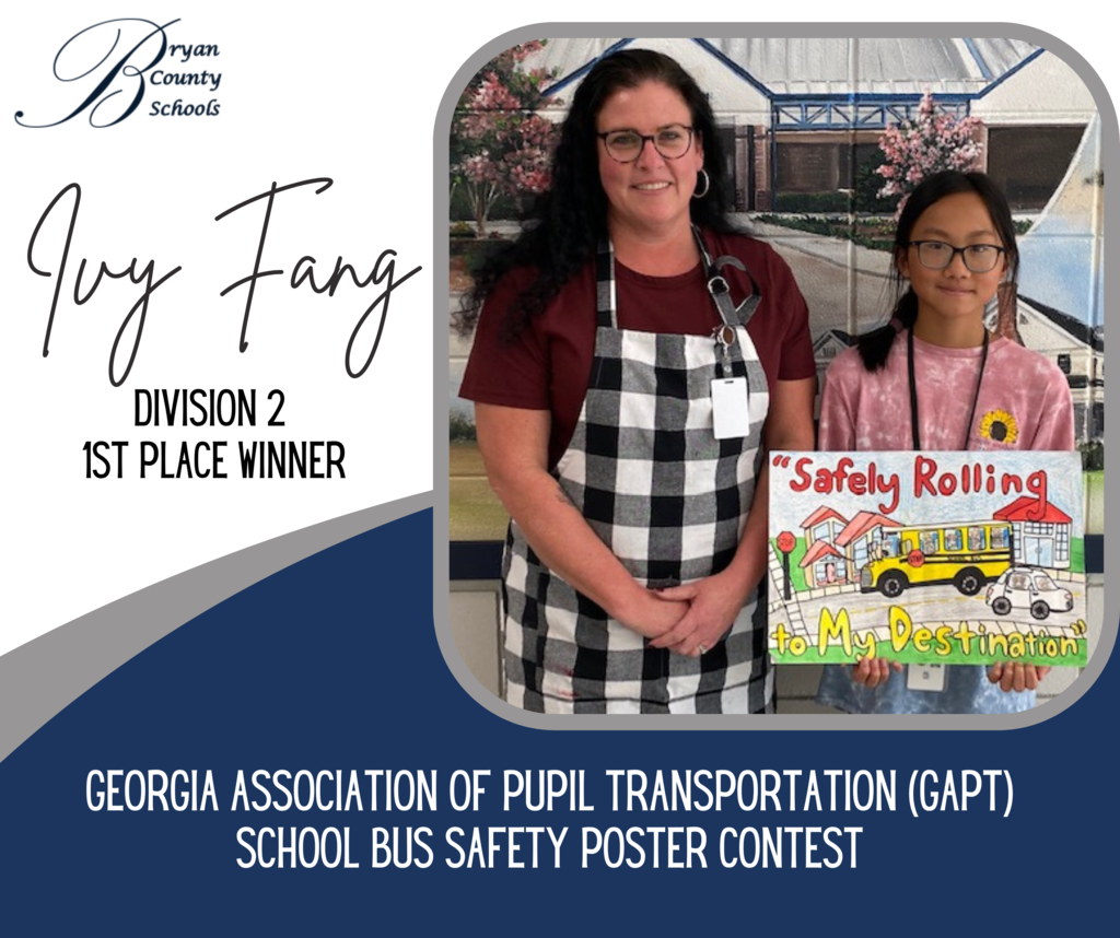 School Bus Safety Poster Contest Winner