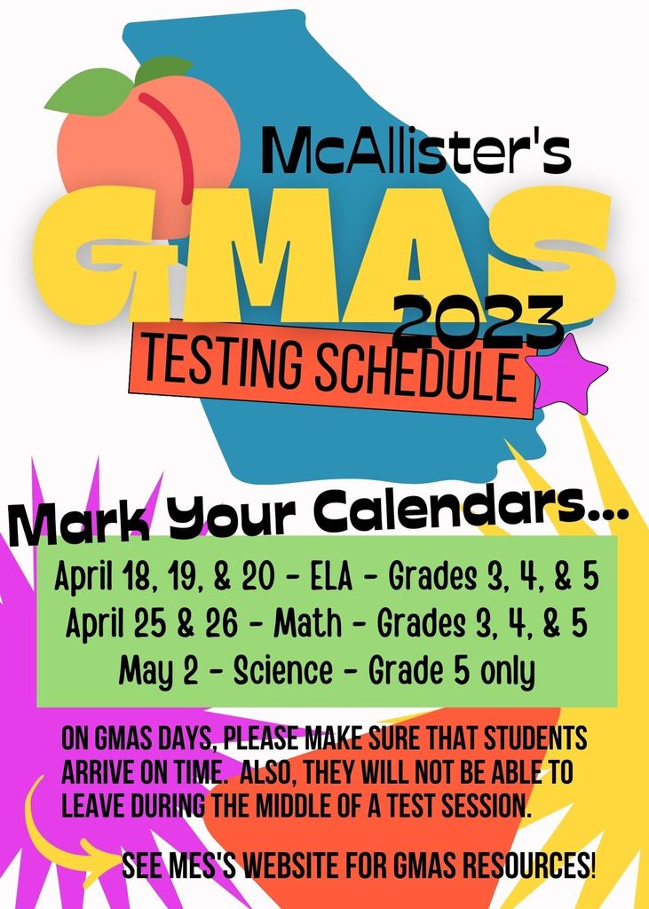 GMAS Schedule