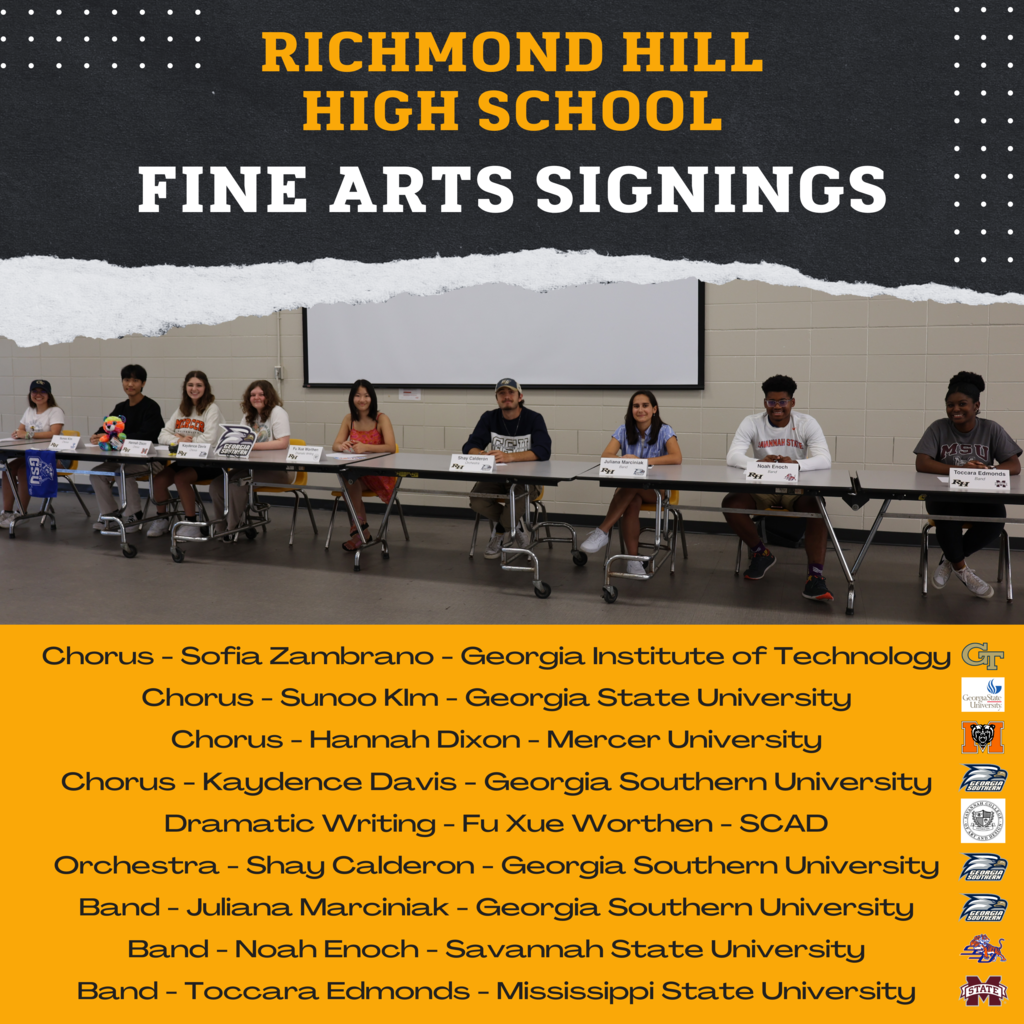 Fine Arts College Signings