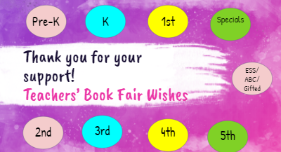 Teacher Book Fair Wishes